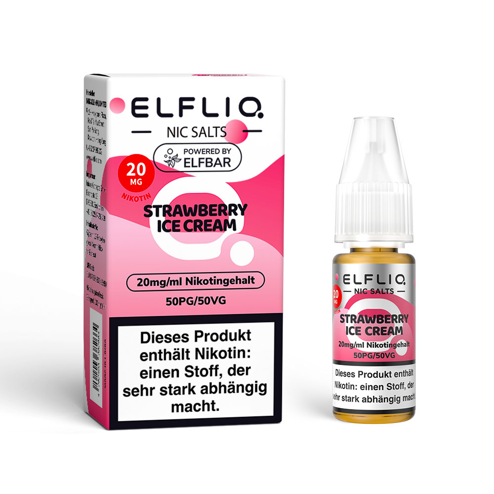 Elfliq Liquid - Strawberry Ice Cream 20mg/ml