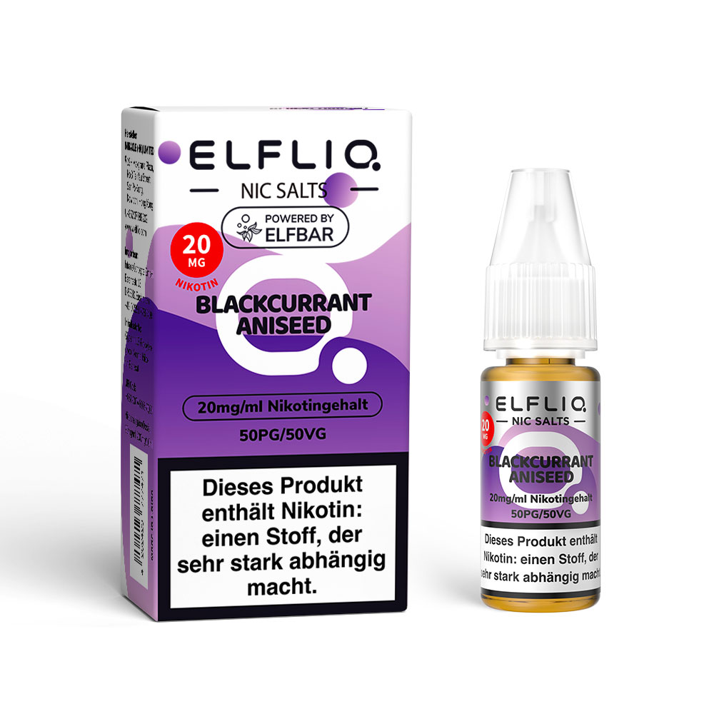 Elfliq Liquid - Blackcurrant Aniseed 20mg/ml