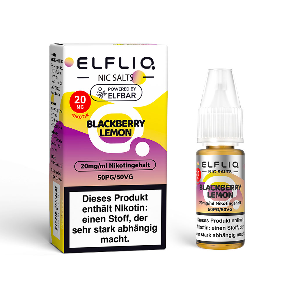 Elfliq Liquid - Blackberry Lemon 20mg/ml