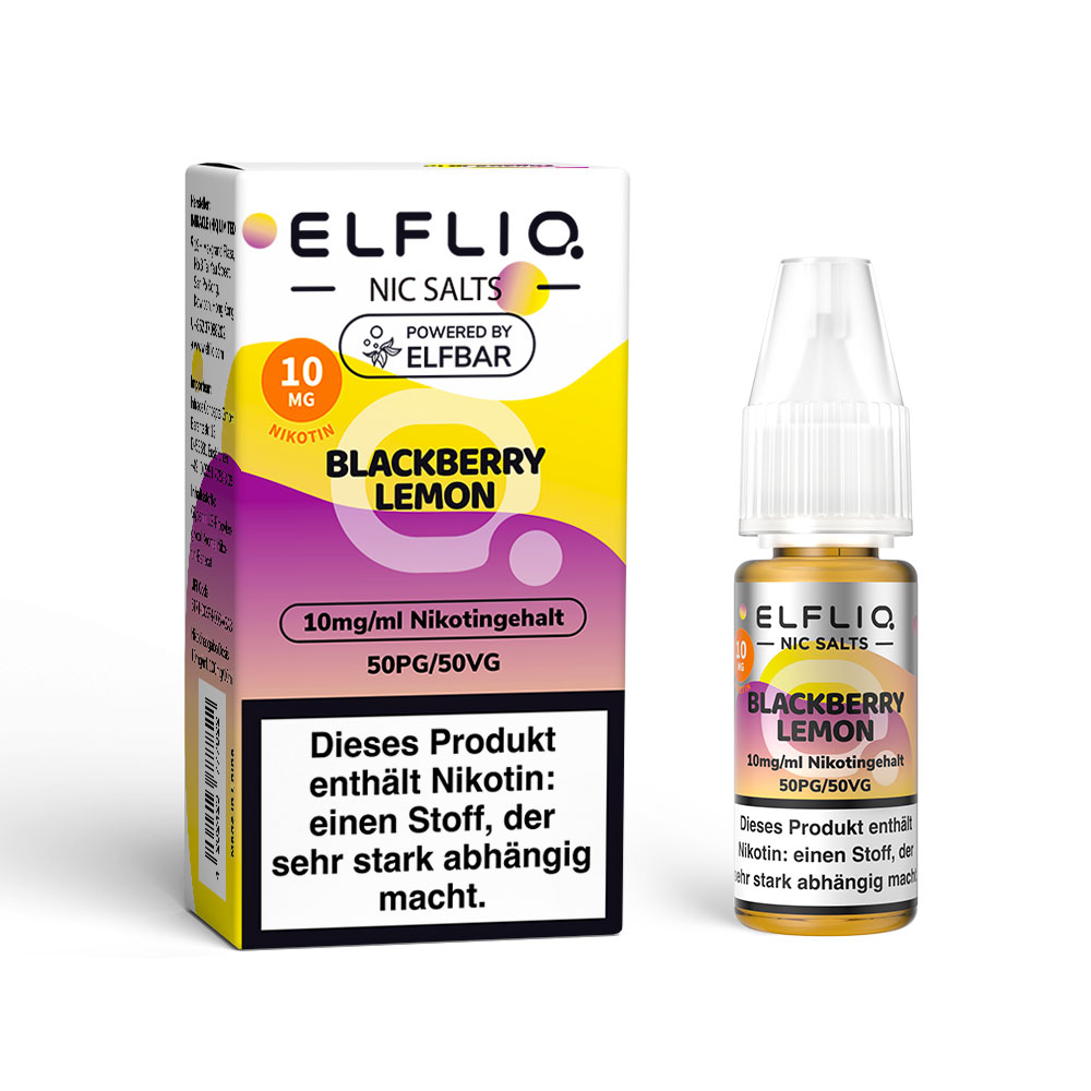 Elfliq Liquid - Blackberry Lemon 10mg/ml