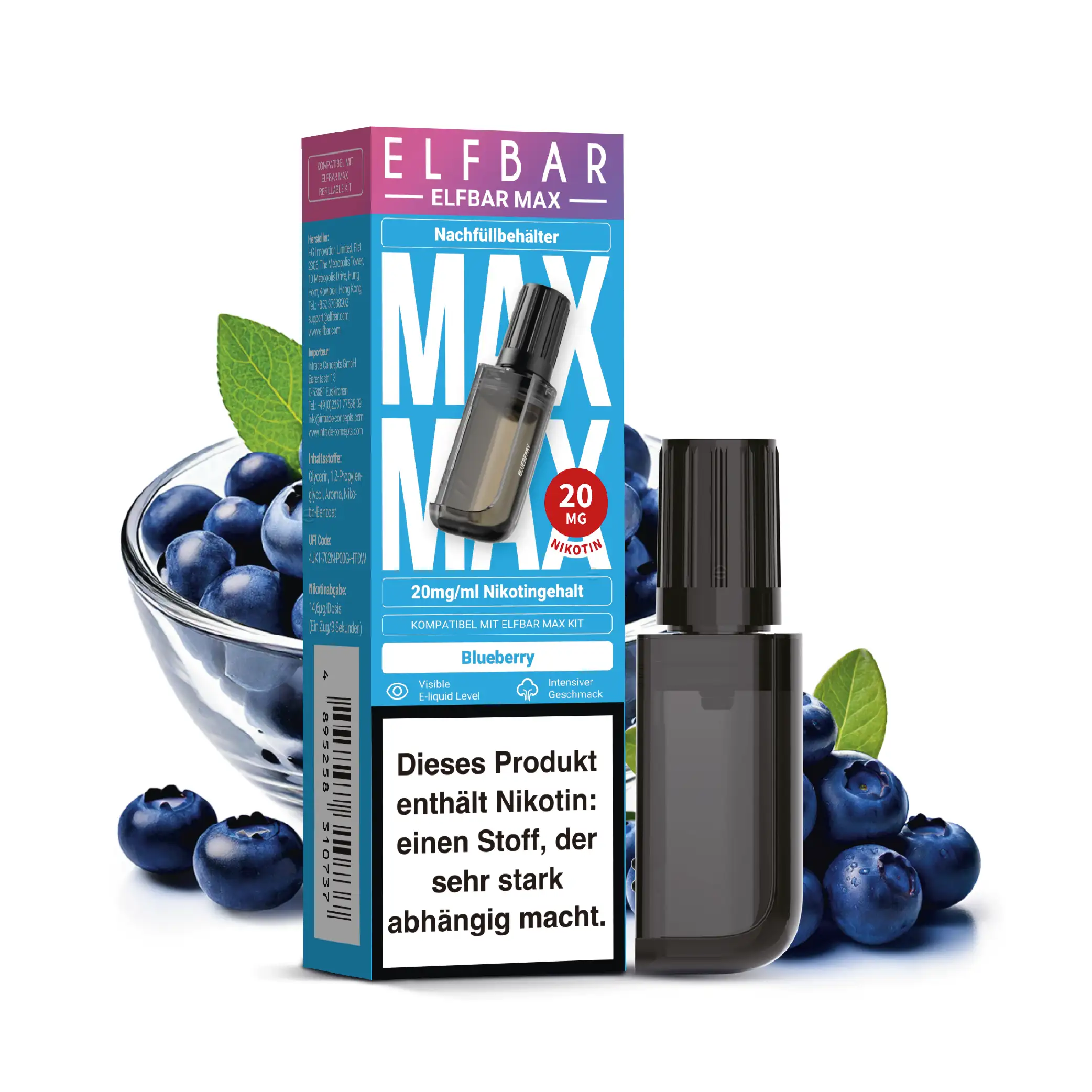 Elfbar Max Pod Blueberry 10ml