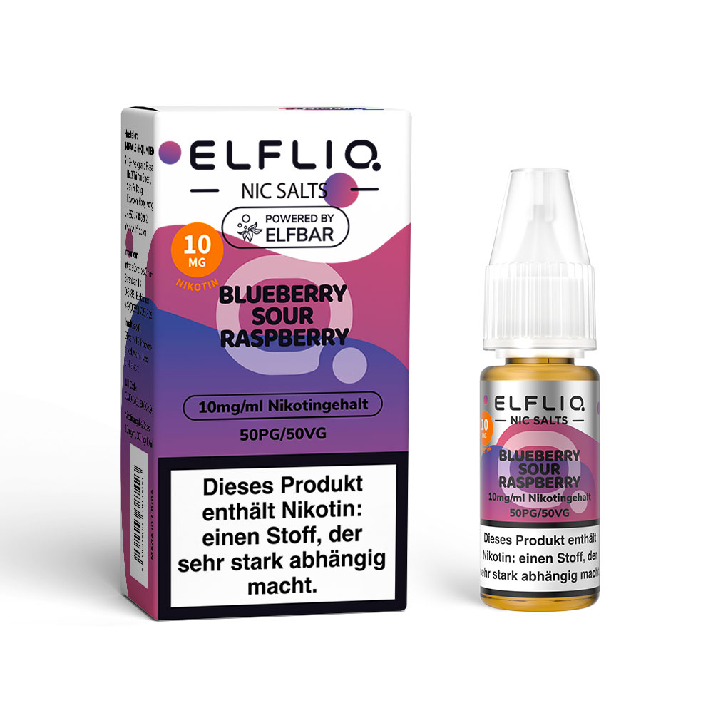 Elfliq Liquid - Blueberry Sour Raspberry 10mg/ml