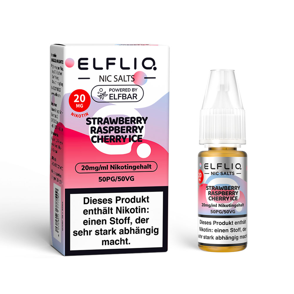Elfliq Liquid - Strawberry Raspberry Cherry Ice 20mg/ml