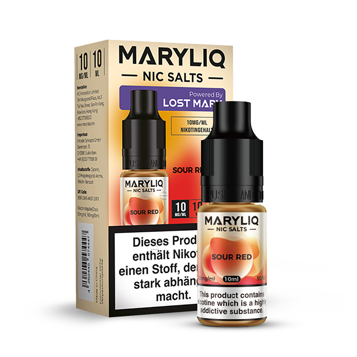 Lost Mary Maryliq - Sour Red 10mg/ml