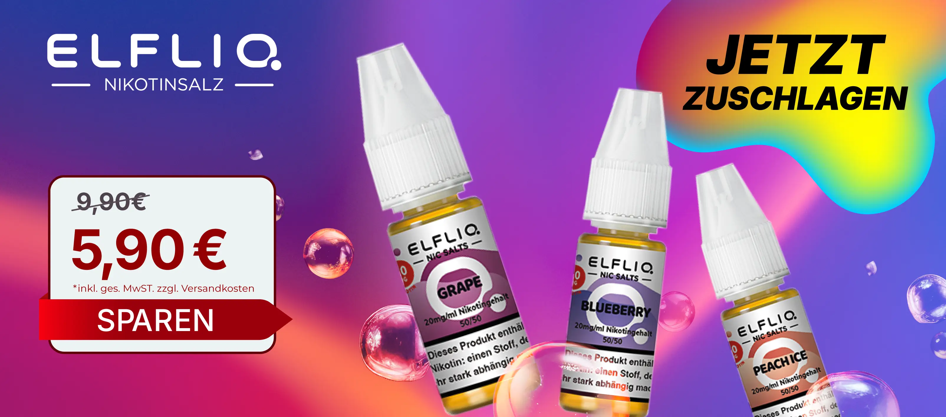Elfliq Liquid Elfbar sale angebote– kompatibel mit offenen Vape Systeme