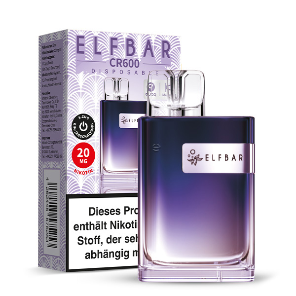 Elfbar CR600 Einweg Vape mit Kick - Online bestellen Elfbar CR600 Einweg Vape mit Kick - Online bestellen