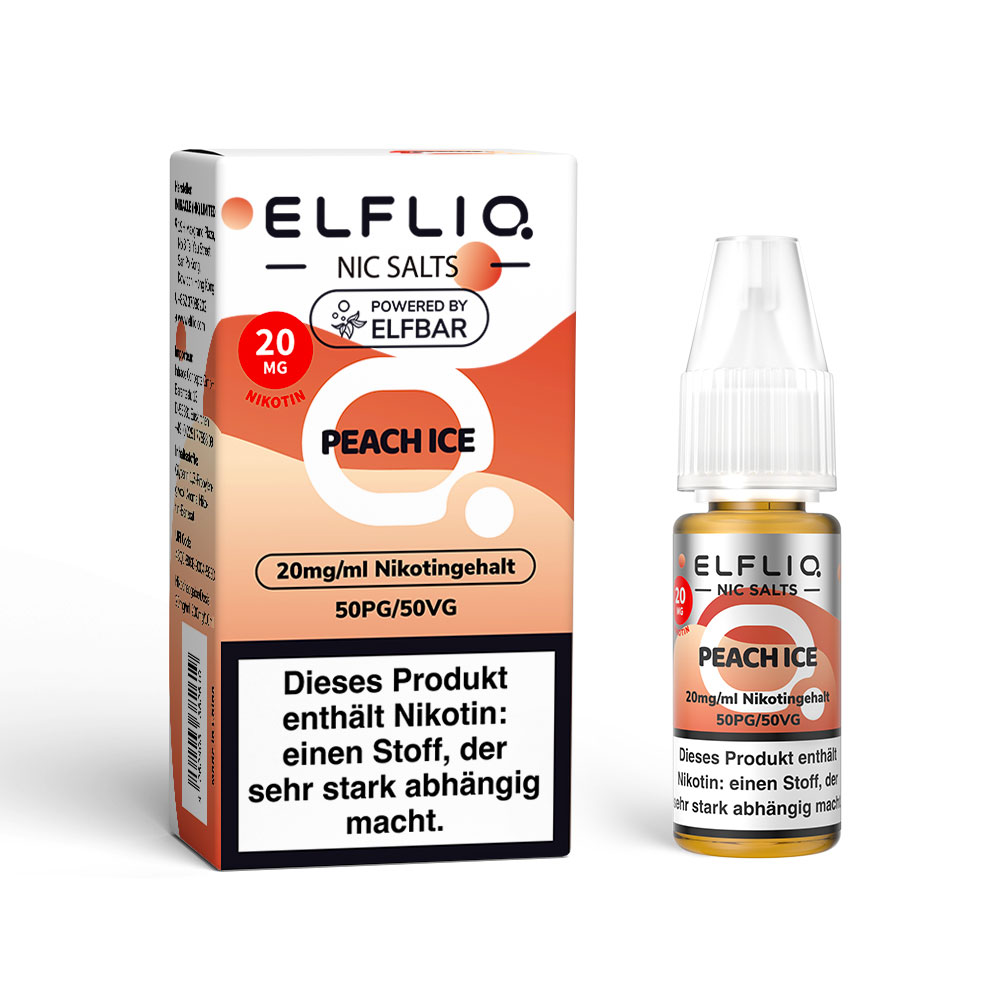 Elfliq Liquid - Peach Ice 20mg/ml