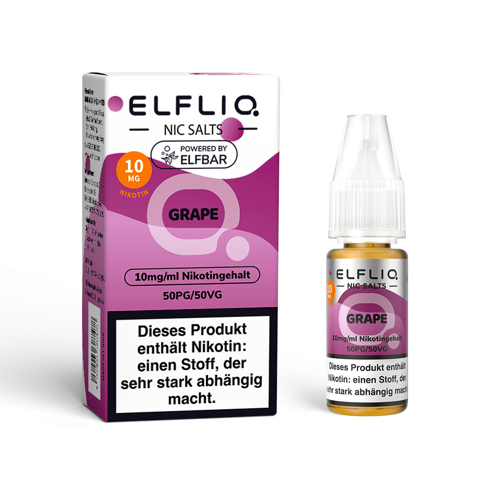 Elfliq Liquid - Grape 10mg/ml